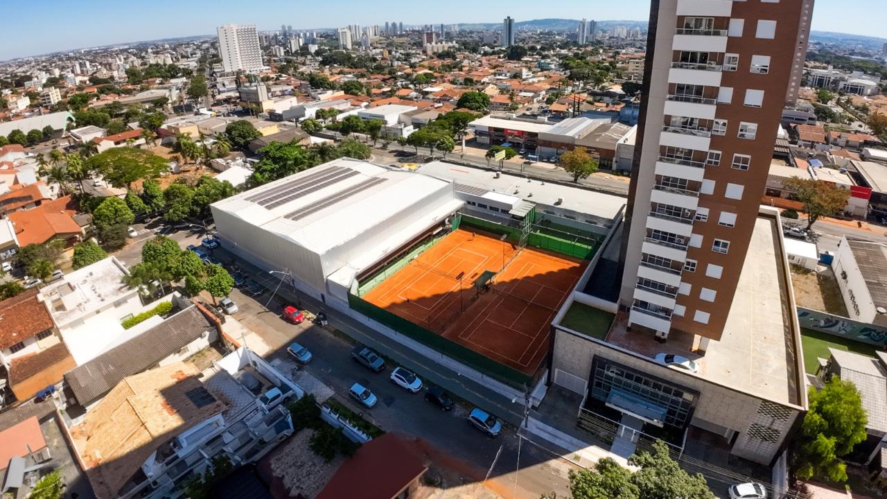 Vista aérea das quadras da Elite